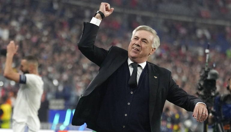 Real Madrid manager Carlo Ancelotti