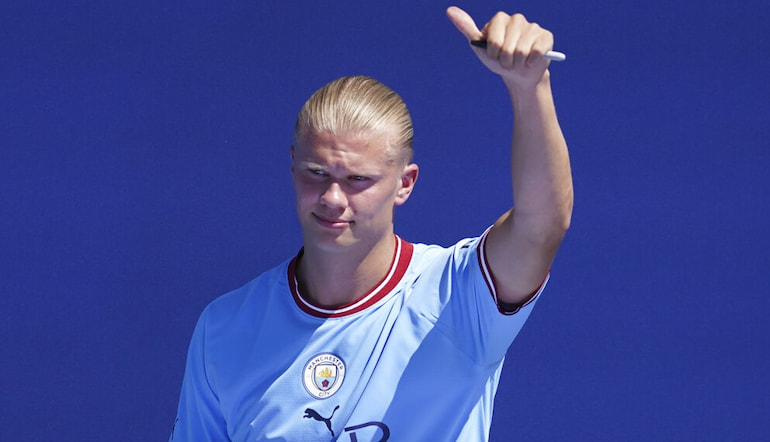 Man City signing Erling Haaland