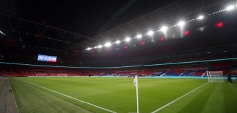 England pitch at Wembley